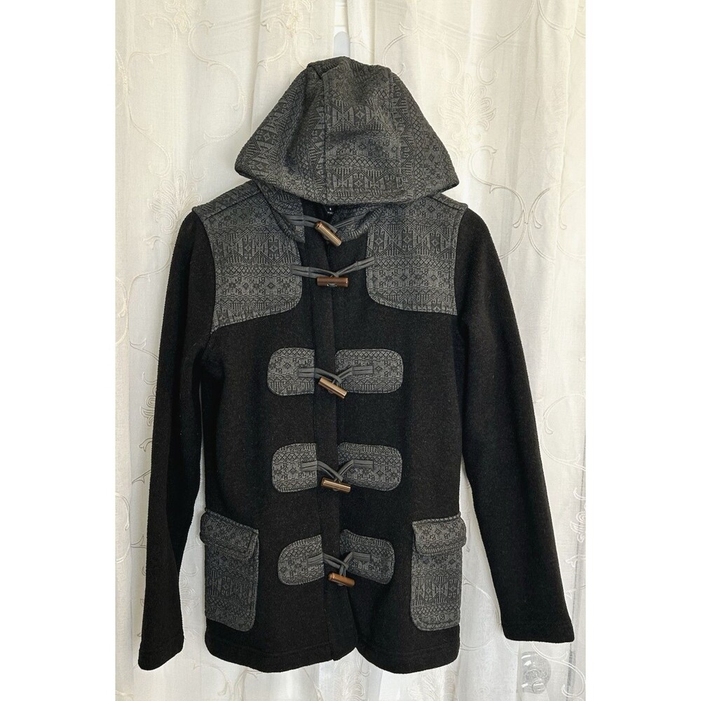 Patagonia Better Sweater Icelandic Toggle Coat Fleece Jacket Grey FA13 Size S